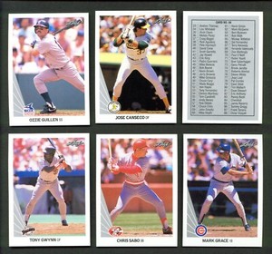 1990 Leaf #84 RICKEY HENDERSON Checklist Oakland ATHLETICS Nm-Mt+