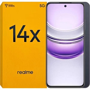 Realme 14x 5G Carbon Black 256GB + 8GB Dual-SIM Unlocked SIMFree NEW - Picture 1 of 4
