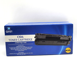 Onn Toner Cartridge C104 Black Compatible w/Multifunctional Printers & Lasers 2K