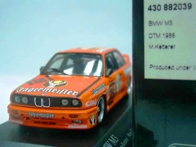 WOW EXTREMADAMENTE RARO BMW M3 E30 #39 Ketterer Jagermeister 1988 DTM 1:43 Minichamps Foto 1 de 2