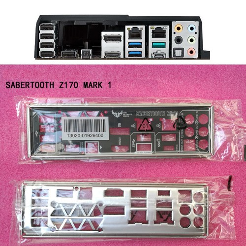 For Asus SABERTOOTH Z170 MARK 1 Shield IO I/O Rear Baffle Backplate ...