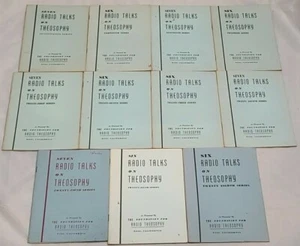 Seven / Six Radio Talks on Theosophy 17th - 26th +28 Series - Ojai, CA Broadcast - Imagen 1 de 5