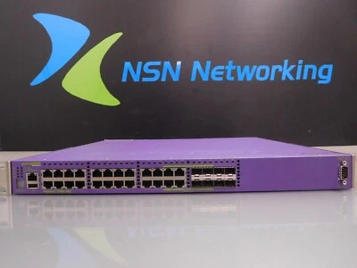Extreme Networks Summit X460-24P 16403 24-Port Gigabit PoE Switch SummitStack - Image 1 of 4