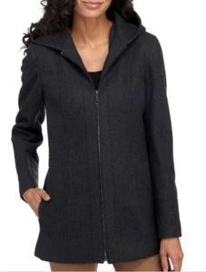 Chaqueta de lana frontal con capucha LONDON NIEBLA 2 XS - Imagen 1 de 7