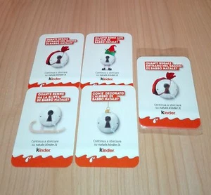 SET COMPLETO 4 CARD PRODOTTI KINDER - FERRERO ITALIA NATALE 2017 - Imagen 1 de 1