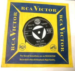 Floyd Robinson 7" Record 45 & Label Sleeve UK Makin Love / My Girl - Picture 1 of 5