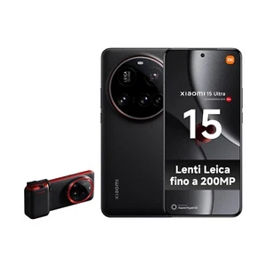 XIAOMI 15 ULTRA 5G DUAL SIM 16GB 512GB NERO + KIT CAMERA APERTO SECONDA MANO - Foto 1 di 5