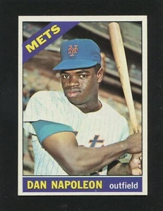 #87 DAN NAPOLEON, Mets - 1966 Topps: EX-MT+, pack fresh, good gloss 240663 - Bild 1 von 3