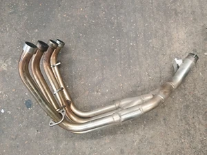 YAMAHA FZS600 FAZER STAINLESS EXHAUST DOWNPIPES 98-03 - Picture 1 of 3