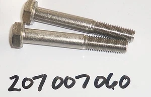 BOMBARDIER NOS OEM HEX BOLT PACK QTY LOT 2 207007060 - Picture 1 of 1