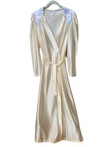 Vestido de Satén Vintage JC Penney Marfil Talla M Mezcla de Nailon Nunca Usado Estilo Hollywood - Imagen 1 de 7