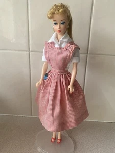 Vintage Reproduction Barbie Dressed As A Rare Candy Striped Volunteer 1964 - Picture 1 of 18