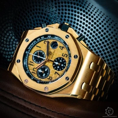 Audemars Piguet Royal Oak "Brick" Gold Dial 26470OR - 26470OR.OO.1000OR.01 - Image 1 of 4