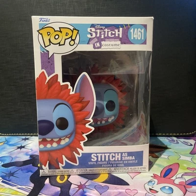 Funko Pop! Disney Stitch In costume Stitch as Simba Vinyl Figure #1461 - Image 1 of 4