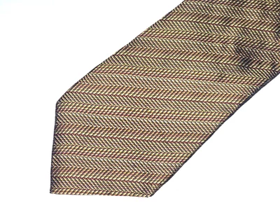 BURBERRY [RAYAS] Corbata Hombre 100% Seda Hecha en Italia Foto 1 de 3