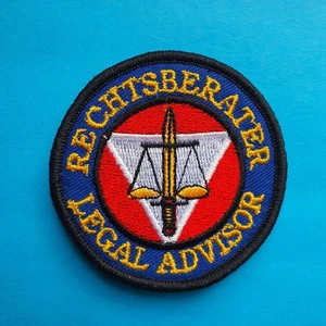 AUSTRIA AUSTRIAN Army RECHTSBERATER LEGAL ADVISOR KFOR Kosovo Miss. Badge Patch - Picture 1 of 1