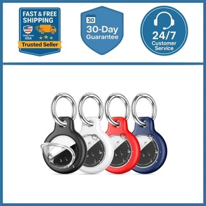 4 Pack  Waterproof Airtag Holder for Apple AirTags with Air Tag Keychain - Picture 1 of 8
