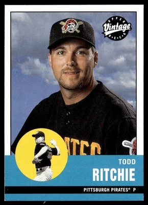 2001 Upper Deck Vintage Todd Ritchie Pittsburgh Pirates #310 - Image 1 of 2
