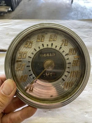 1947-1948 Lincoln Speedometer Untested Used Ratrod Custom Hot Rod. - Image 1 of 4