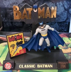 Classic BATMAN Diorama Display DC Comics Bob Kane - Picture 1 of 4