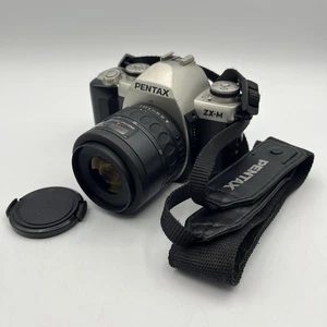 Pentax ZX-M analoge Kleinbildkamera SMC Pentax-F 35-80 mm Objektiv - neue Akkus - funktioniert - Bild 1 von 11