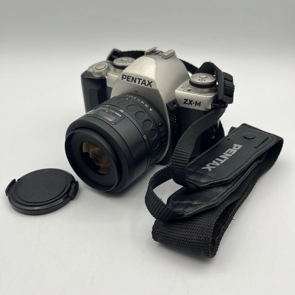 Pentax ZX-M 35mm Film Camera SMC Pentax-F 35-80mm Lens - New Batteries - Works - Image 1 of 4