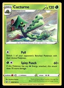 Cacturne Uncommon 005/163 SWSH05: Battle Styles Pokemon Card - Picture 1 of 2