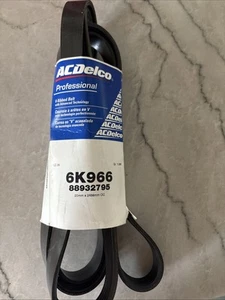 ACDelco 6K966- Professional Standard V-Ribbed Serpentine Belt 20mm X 246mm OC - Picture 1 of 2
