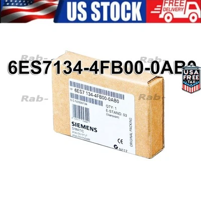 New Siemens 6ES7134-4FB00-0AB0 6ES7 134-4FB00-0AB0 SIMATIC DP ELECTRONIC MODULE - Image 1 of 4