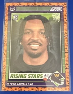 Jayden Daniels (RC) 2024 Panini Score-A-Treat - Rising Stars Orange Pumpkins #26 - Bild 1 von 2