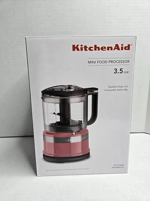NEW 🍉  KitchenAid 3.5 Cup Food Chopper Processor KFC3516WM Watermelon PINK  - Image 1 of 4
