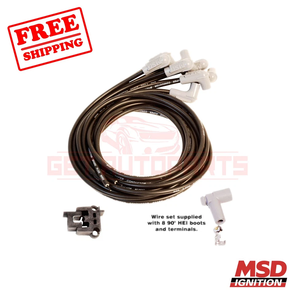 Juego de cables de bujía MSD para Oldsmobile Cutlass Tiara 1976 Foto 1 de 2