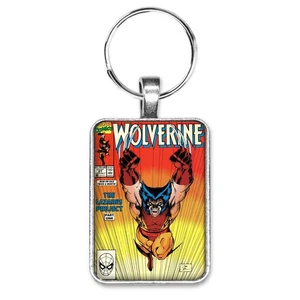 WOLVERINE #27 Jim Lee CLASSIC COVER portachiavi o collana X-MEN MARVEL FUMETTO - Foto 1 di 10