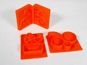 1974 Kenner • Play-Doh • Bake N Cake Shop • Set of 3 Molds - Picture 1 of 10