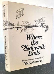 Where The Sidewalk Ends by Shel Silverstein , 1974 US 1st Edition 1st Print H/B - Picture 1 of 11