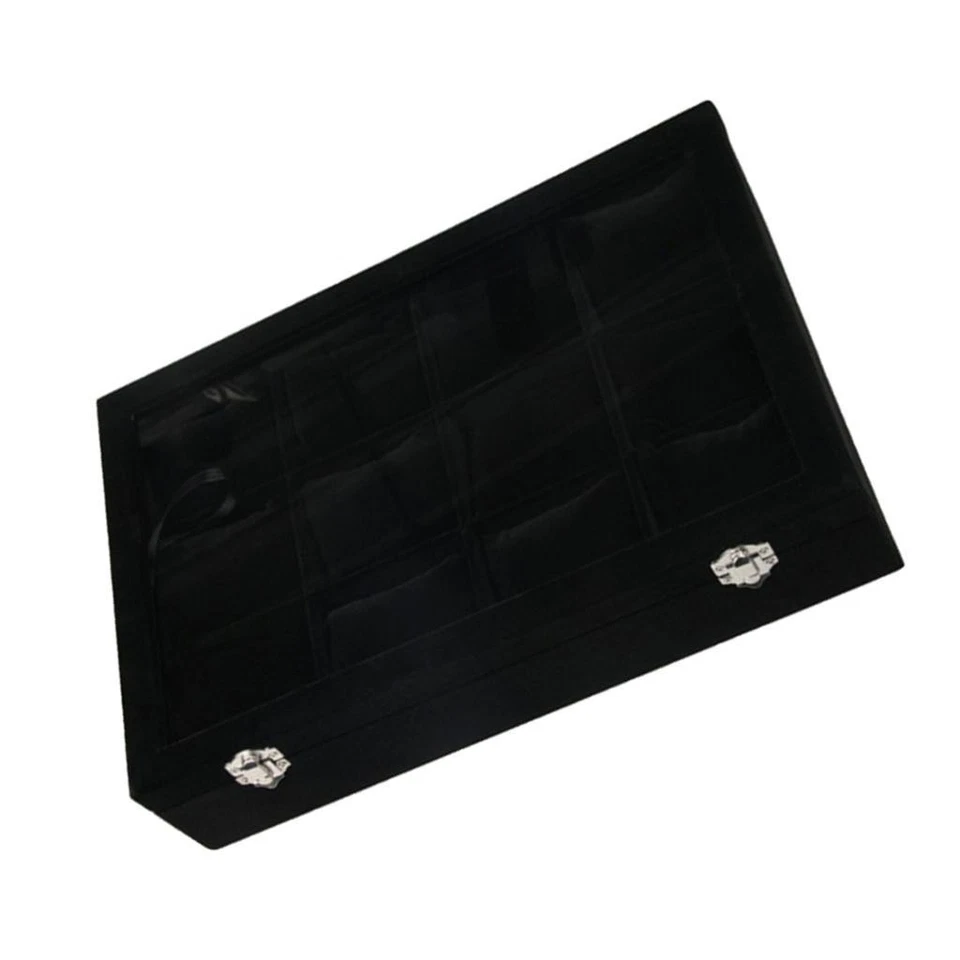 12 Pillows Jewelry Storage Box Watch Case for Necklace Ring Display - Image 1 of 1