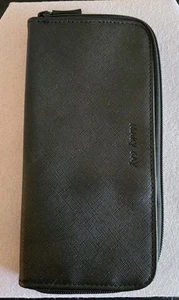 Mary Kay schwarz Pinsel Organizer Tasche umlaufender Reißverschluss Kosmetik Reise Etui Schutz NEU - Bild 1 von 3