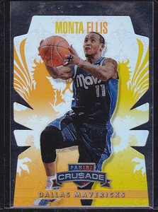 2013-14 Panini Crusade Insert Orange Die Cut #100 Monta Ellis 04/99