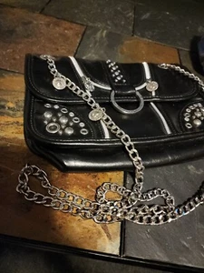 Vintage Apple Bottom Geldbörse Silber Akzent 90er-2000er Jahre - Bild 1 von 10