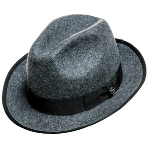 Wollhut Filzhut Bogarthut Fedora Trilby Herren Damen Edel & Elegant »Nelio« NEU - Bild 1 von 5