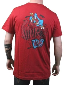 Dunkelvolk Mens Chili Red Zoombi Zombi Peruvian Artists T-Shirt NWT - Picture 1 of 3