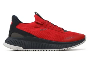 Hugo Boss TTNM EVO_Slon_Knsd $199 Herren Sneaker Größe 8 Schuhe Rot NEU 50498904 - Bild 1 von 5