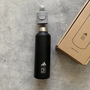 ADIDAS x REBO SMART BOTTLE BLUETOOTH POWERED PERSONAL HYDRATION COACH BLACK - Picture 1 of 14