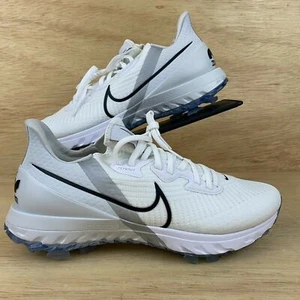 NIKE AIR ZOOM INFINITY TOUR GOLF SHOES SIZE 8 WHITE BLACK GREY CT0540-100 - Picture 1 of 9