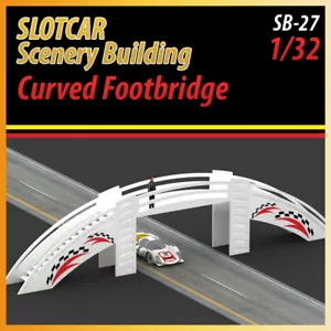 Slotcar Paesaggio Edificio Passerella Curva Scalextric, Carrera - Foto 1 di 7