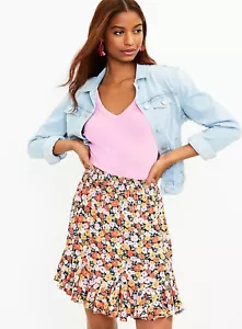 Falda floral LOFT talla M nueva con etiquetas - Imagen 1 de 3