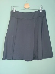 IUGA BLACK ATHLETIC SWIM GOLF TENNIS SKIRT SWIMSUIT SKORT SHORTS BOTTOM XXL - Picture 1 of 13