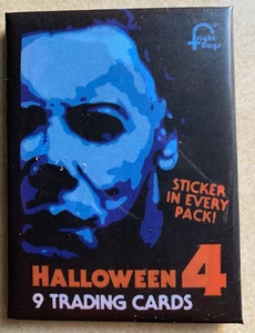 2023 FRIGHT RAGS HALLOWEEN 4 TARJETAS COLECCIONABLES PAQUETE DE CERA - EL REGRESO DE MICHAEL MYERS - Imagen 1 de 1