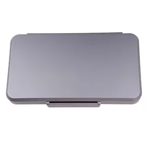 Zigarren Reiseetui Humidor aus Aluminiumlegierung für Zigarren Ultradünn H100-Grau - Bild 1 von 7