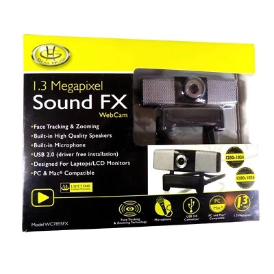 Gear Head 1.3 Megapixel Sound FX Webcam - Image 1 of 3